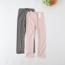 Foreign trade Lady high waist heating material similar to cashmere touch warm Capri pants leggings autumn and winter