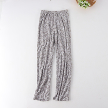 Foreign trade Lady soft fleece high waist light and warm island velvet home pajama pants pants autumn and winter