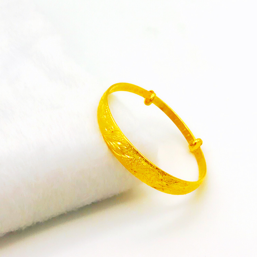 Việt Nam Vòng đeo tay Shajin Phụ nữ mạ vàng Chính hãng 999 Màu dài vượt thời gian 24k Giả vàng nguyên chất Vàng Vàng Vòng tay Trang sức vòng đá mắt hổ