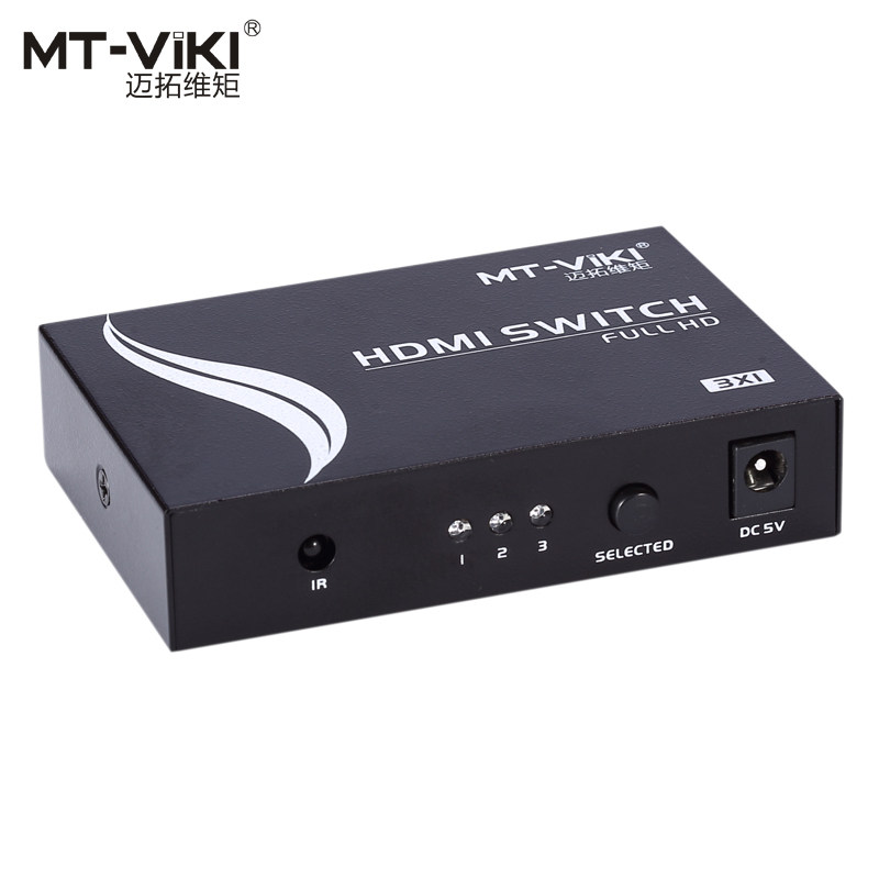 Maitrowian HDMI switcher 3 in 1 out three devices share a TV monitor MT-301MH