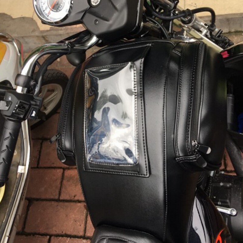 Adapted to the country four Honda WH125-20 new Lingyu locomotive fuel tank cover fuel tank bag thickened wear-resistant waterproof leather cover