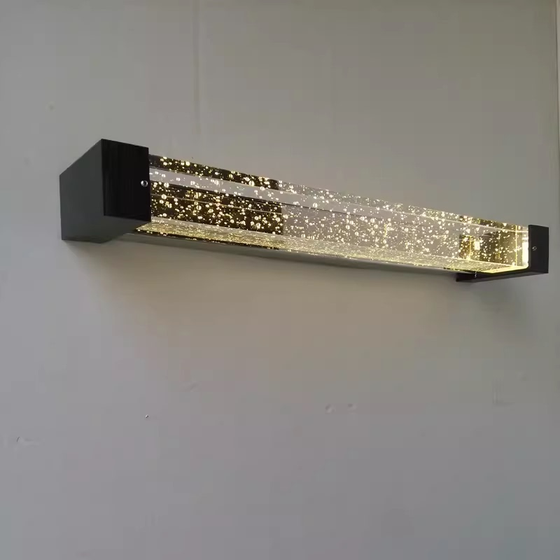 Led Mirror Front Light, Simple, Modern and Stylish Bathroom Mirror Light, Crystal Stainless Steel Vanity Light, Zhongshan Doorway Lighting Led Mirror Front Light, Simple, Modern and Stylish Bathroom Mirror Light, Crystal Stainless Steel Vanity Light, Zhongshan Doorway Lighting