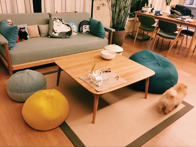 Japanese-Style Export Knitted Cushion Futon Puuf Nordic Style Backrest Comfortable Bean Bag Lazy Sofa Japanese-Style Export Knitted Cushion Futon Puuf Nordic Style Backrest Comfortable Bean Bag Lazy Sofa