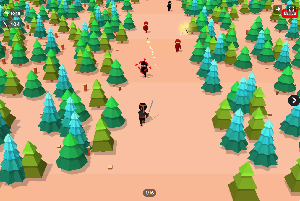 Unity Run Hit Fun 1.1 包更新 卡通忍者跑酷射击游戏源码模版-成都宝兰