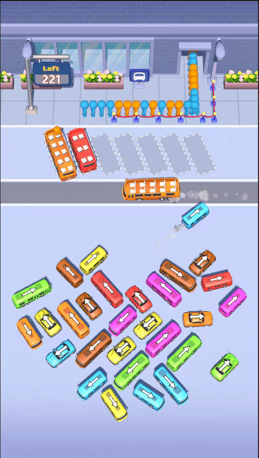 图片[3]-Unity 看谁能通关 我在停车场当保安 Bus 游戏源码 消除排序上车-成都宝兰