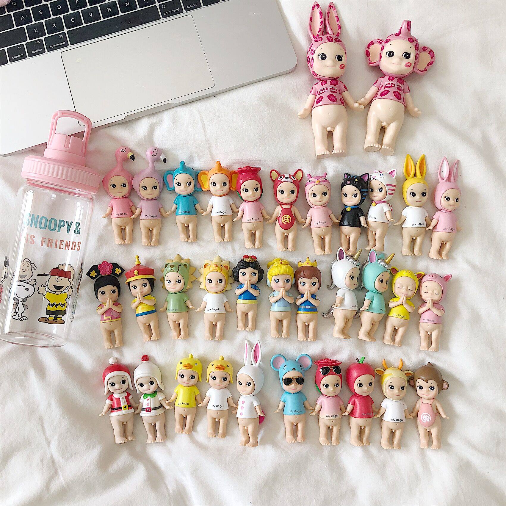 YN Angel doll ins Wind Net red Zodiac 2019 unicorn rabbit Tiger Qiu bit baby cake ornaments decoration