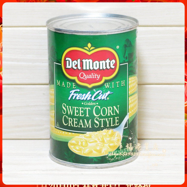 Golden Crown Seller Port Edition DelMonte ground for sweet corn spoon cans 418 gr
