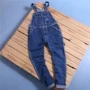 Các mẫu còn lại công cụ giặt cát nặng chân rộng dây đeo thẳng quần denim nam C0-K205 mã kích thước lớn quan ao nam