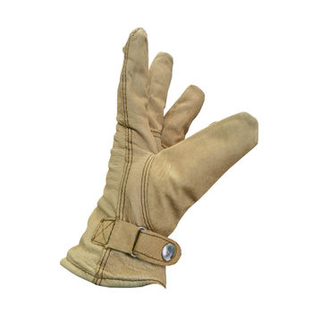 American retro workwear deerskin soft leather plus velvet ດູໃບໄມ້ລົ່ນແລະລະດູຫນາວອົບອຸ່ນຫ້ານິ້ວມືແຍກນິ້ວມືຂອງຜູ້ຊາຍຫນັງແທ້ s998