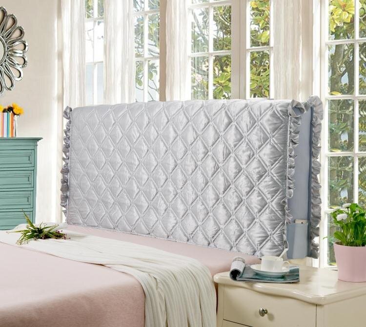 Fabric Clip Cotton Bedside Hood Soft Bag Headboard Backrest Hood Dust Cover 1 5m1 8 Bed Protective Sleeve Customizable