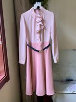  Spot S 19 autumn and winter ladies elegant lace stand-up collar dress SFOW98915L OW98915L