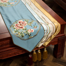 New Chinese table flag Zen classical Chinese style living room tablecloth YG18 model room dining table TV cabinet coffee table cover