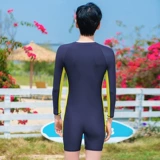Купальник для взрослых, комплект, быстросохнущий лонгслив для тренировок, подходит для подростков, защита от солнца, большой размер