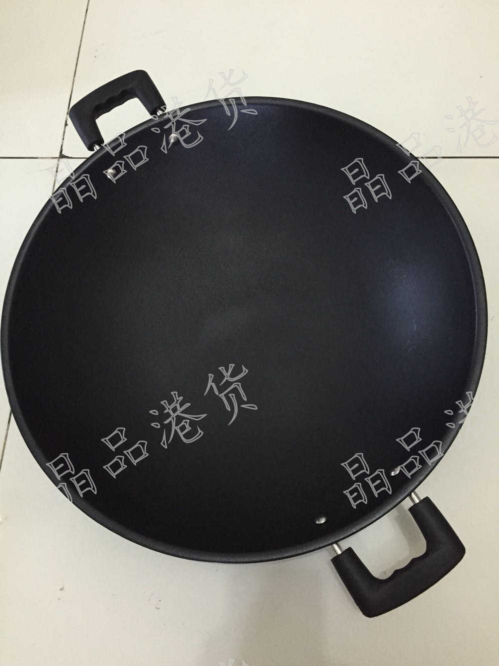 香港专柜正品日本天上野炒锅生铁皇生铁锅43cm带盖圆底明火适用