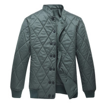 Warm zone and cold zone military green cotton-padded jacket winter pine branch green single top short cotton-padded jacket and trousers set