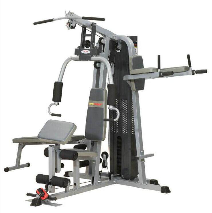Weifeng multi-functional three-person station home strength sports equipment gym comprehensive training device fitness equipment combination