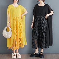 Summer new style Korean style suspender skirt, versatile irregular outer shirt, fashionable two-piece dress, foreign trade export