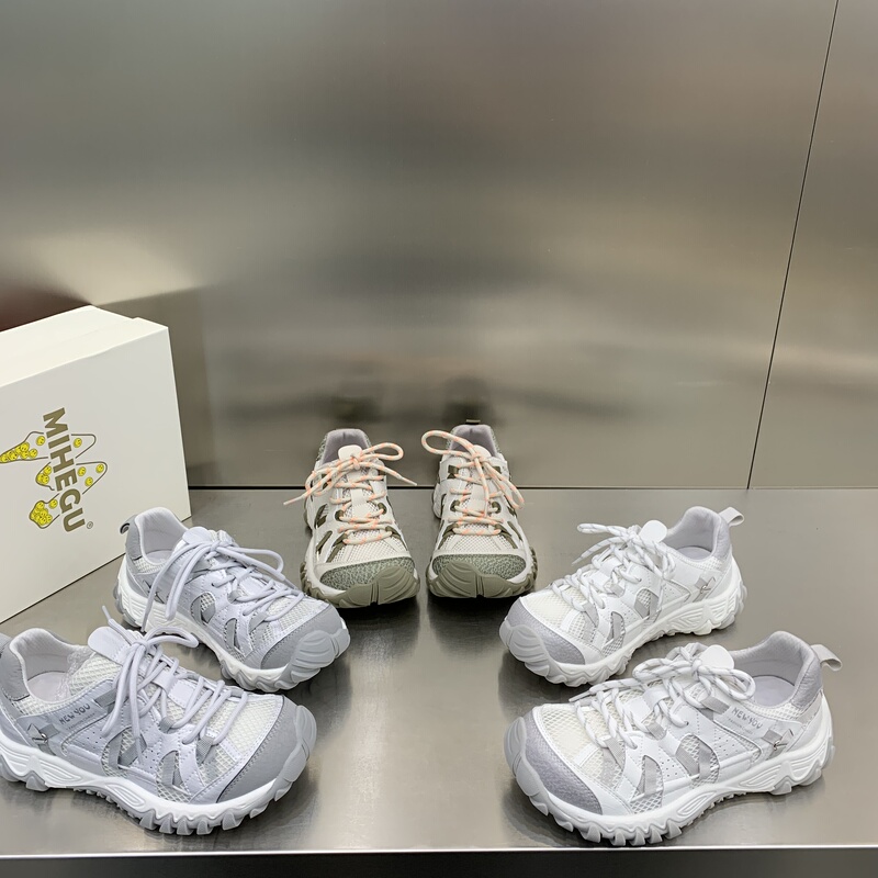 Genuine Leather Outdoor Hiking Shoes for Women 2026 Summer New Style Mesh Breathable Versatile Thick-Soled Dad Shoes Sports Casual Shoes Genuine Leather Outdoor Hiking Shoes for Women 2026 Summer New Style Mesh Breathable Versatile Thick-Soled Dad Shoes Sports Casual Shoes