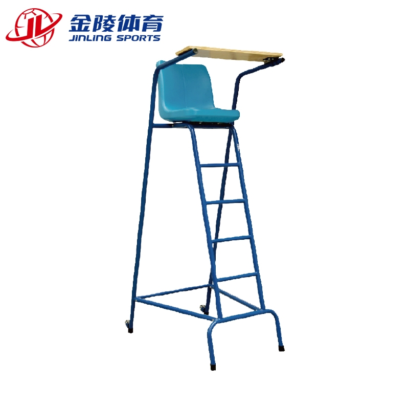 Jinling sports badminton equipment YQY-1 mobile badminton referee chair professional competition with wheels 15108