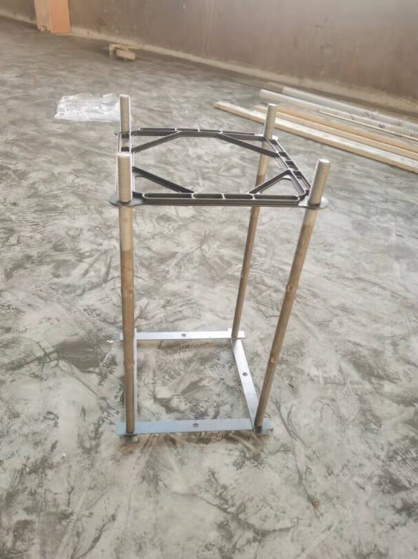 Jinling fixed single-arm basketball rack embedded parts GDJ-1AB buried ground cage fixed parts basketball board 11232