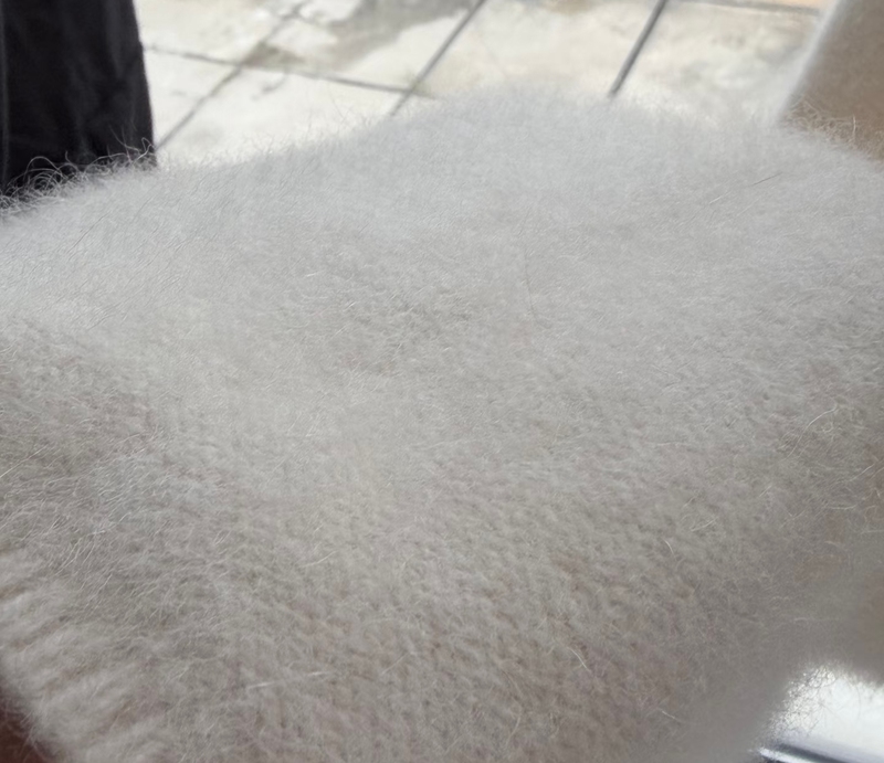 Imported Long Rabbit Fur and Mink Fur, a Fur Yarn That You Can'T Miss