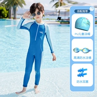 Водонепроницаемая синяя полиуретановая плавательная шапочка