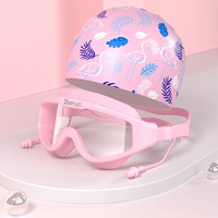 Прозрачный порошок+цветочный крана для плавательной шляпы 【Подарочные водонепроницаемые затычки для ушей】