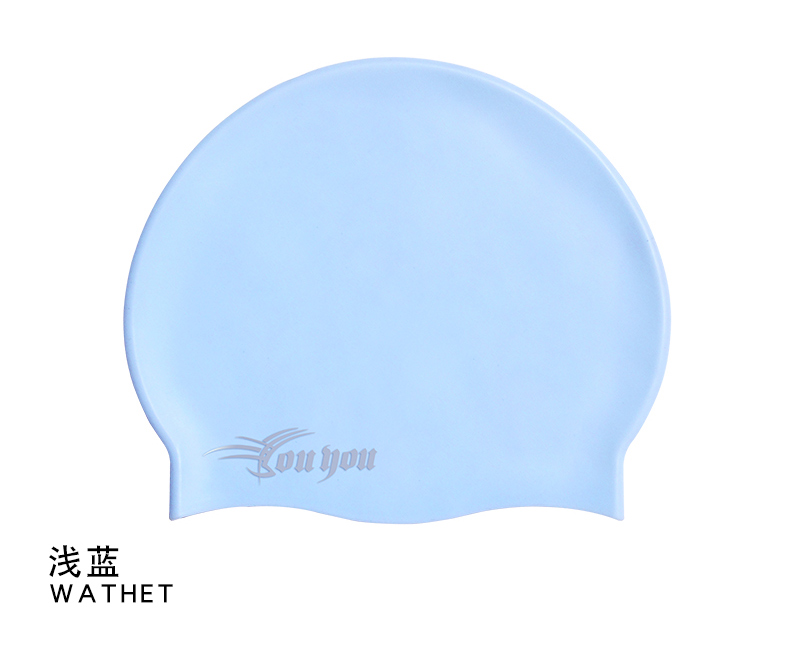 Bạn bơi mũ bơi silicone nữ nam không thấm nước tóc dài Hàn Quốc thời trang dễ thương bảo vệ tai thiết bị bơi không kéo mũ bơi đầu 	mũ trùm đầu khi bơi