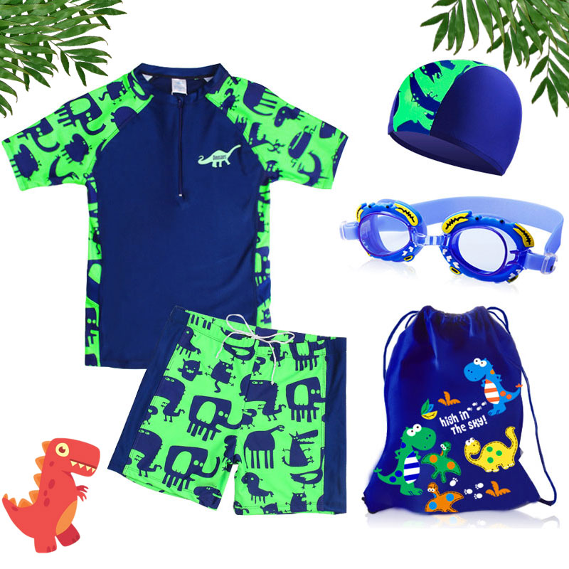 boys dinosaur swimwear