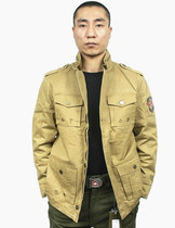 Battle Gods Multipocket Spring Autumn Jacket Outdoor Leisure Pure Cotton Multi-pocket Collar Brief jacket Breaking Code Anti-Scraping Jacket Man