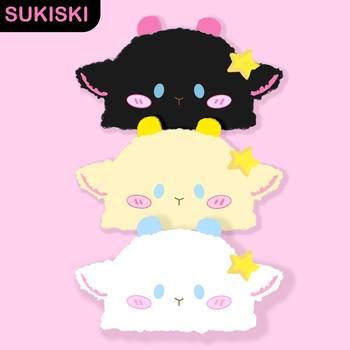 Ski helmet cap set cute ski cap small fleece helmet outer hat outdoor equipment cartoon decoration for men and women