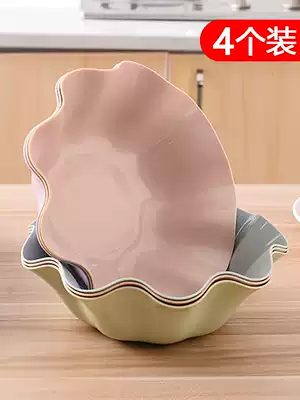 Nordic modern fruit plate fruit bowl fruit plate creative home living room coffee table melon seeds dried fruit candy plate snack plate