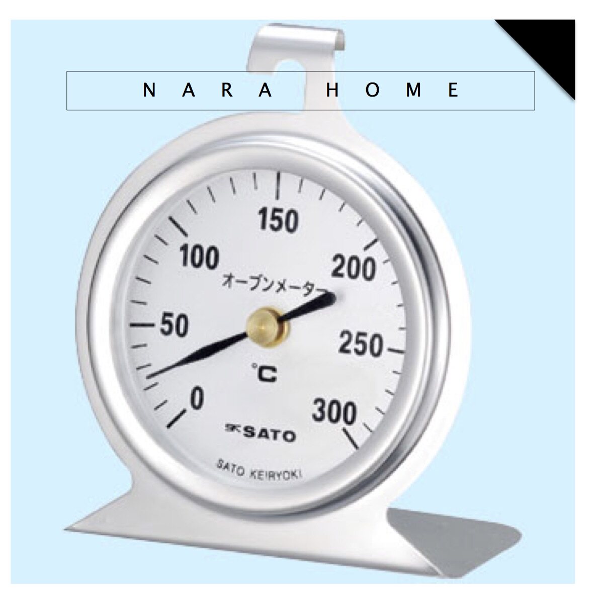 Japanese baking tool Sato SATO stainless steel sitting oven special oven thermometer