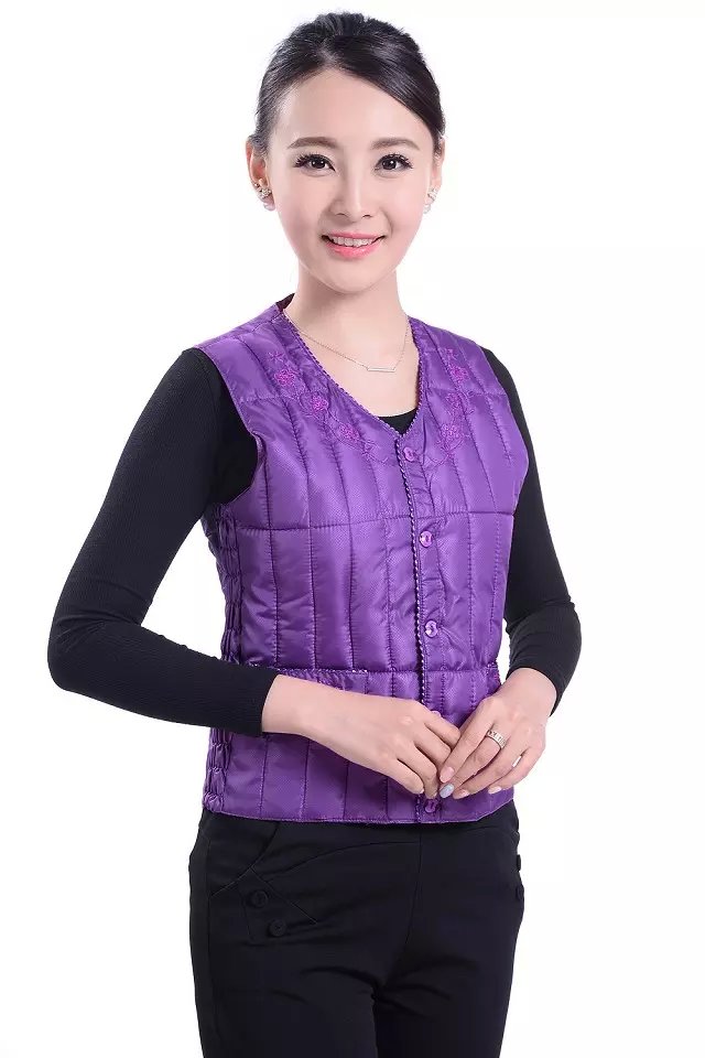 Áo vest nữ mùa thu và mẫu mùa đông áo khoác phao nữ