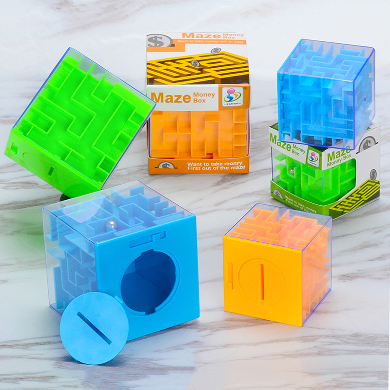 Mê cung tình báo 3d khối lập phương ba mặt Rubik khối lập phương heo con ma thuật bóng hạt hạt đồ chơi giáo dục trẻ em nữ cửa hàng đồ chơi trẻ em