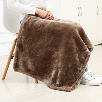 Thickened small blanket Coral fleece blanket Autumn and winter office nap blanket Single blanket Air conditioning blanket Knee blanket Small blanket