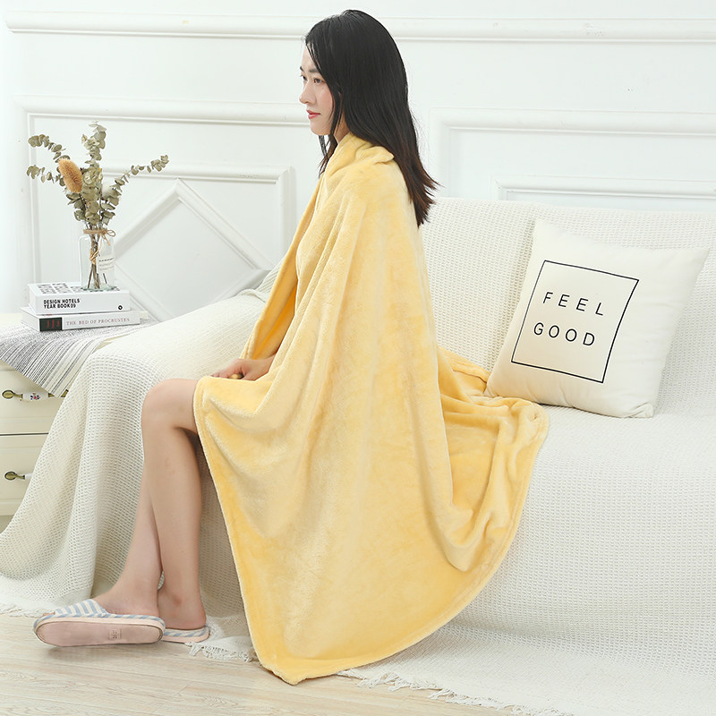 Small Blanket Suede Blanket Kneecap Blanket Sofa Blanket Office Lunchtime Nap Blanket Single Cover Blanket Small Blanket Bed Linen Mat