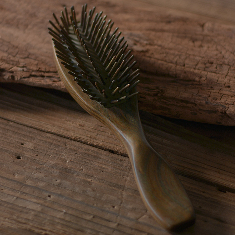 Green sandalwood Airbag Comb Massage Comb with Scalp Massage Comb Curly Hair Comb Gift Box Packaging Can Be A Gift