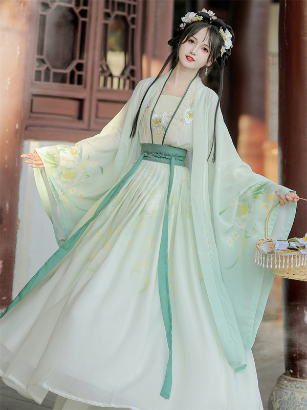 Caoxian Hanfu for Women, Adult 2026 New Style, Summer and Autumn Ancient Costume, Super Fairy-Like Chinese Style, Song Dynasty Style, Daily Outfit for Junior High School Students
