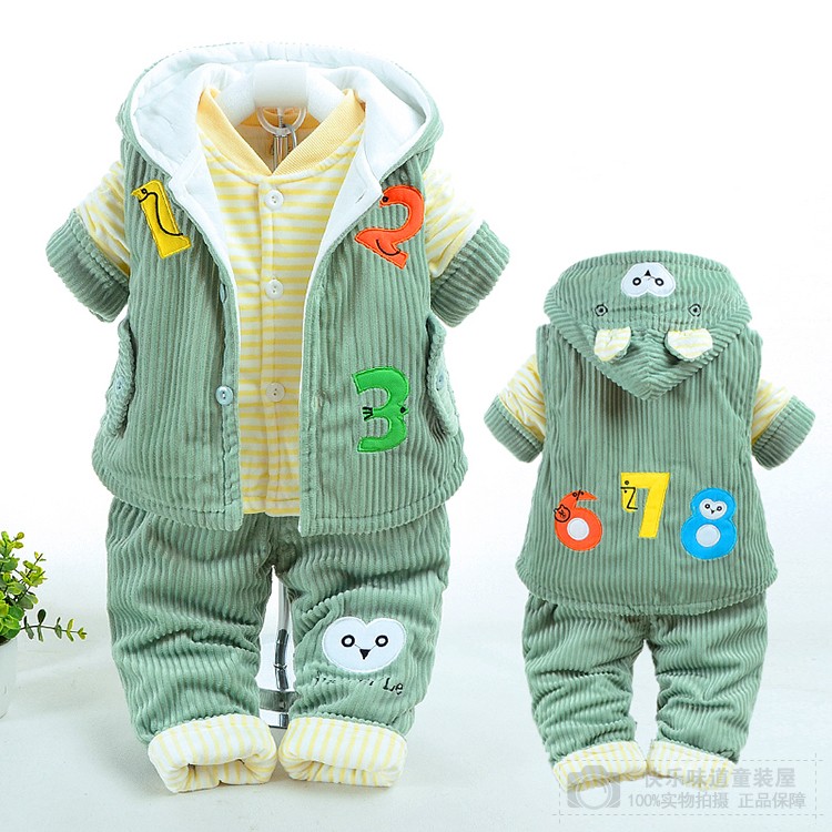 Bé trai mặc quần áo xuân hè 0-1-2 tuổi bé 3 ba bộ trẻ sơ sinh 6 tháng 9 bộ quần áo cotton shop trẻ em