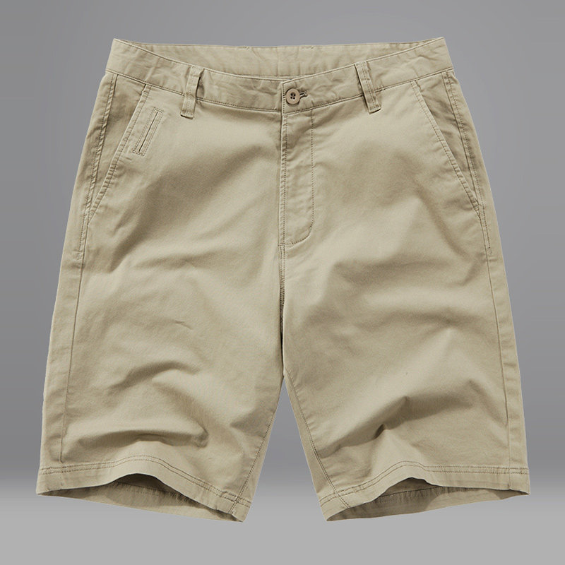 Shorts men's tide brand five-point pants summer thin casual pants Korean version all-match stretch beach pants men's overalls