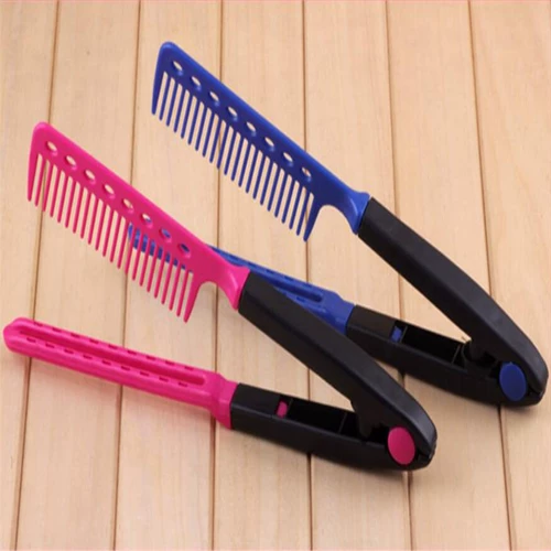 6028 Корейский горячий парикмахерский стиль Новый V-образный дизайн зажима расчесывания расчесыва