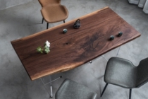 H573 North American Black Walnuts Whole Board Modern Minimalist Eurostyle Light Lavish Tea Table Office 160 * 72 * 72 * 66 * 6