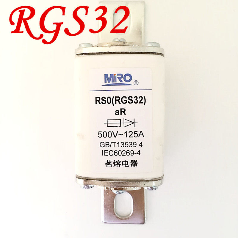 Tea melting square tube bolt fuse RGS32 RS0 RSO RS3 750V 200A 500V 125A~250A