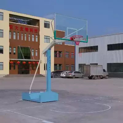 One Sports standard movable basketball rack box type one-armed basketball rack training competition