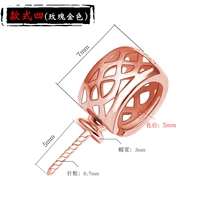 Золотой, стиль 4, розовое золото