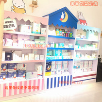 Mifei diapers shelves Kai Er Dele diapers container mother and baby store milk powder container toy pet display cabinet