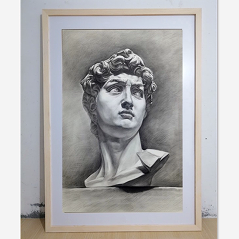 Premium Pure Solid Wood Picture Frame, Natural Wood Frame, Empty Frame for Mounting, Suitable for 842, 1K, 2K, 1K, Full A1 Size, Simple Design for Books and Sketches