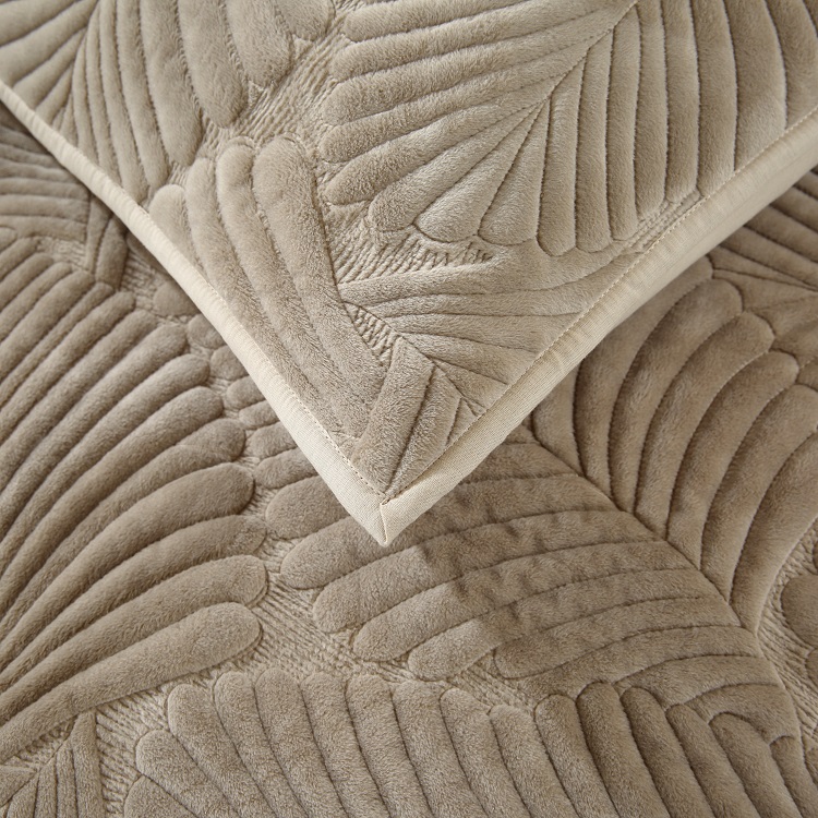 Xuất khẩu da lộn thêu quilting bởi phiên bản AB trải giường ba bộ chăn ga gối châu Âu chăn bông trải giường drap giường đẹp