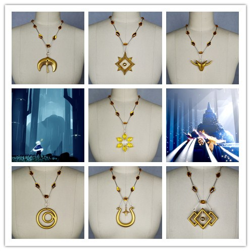 Sky Light Necklace Dream rhyme Magic Thanksgiving attribution to the Holy Island prophecy prophecy cos